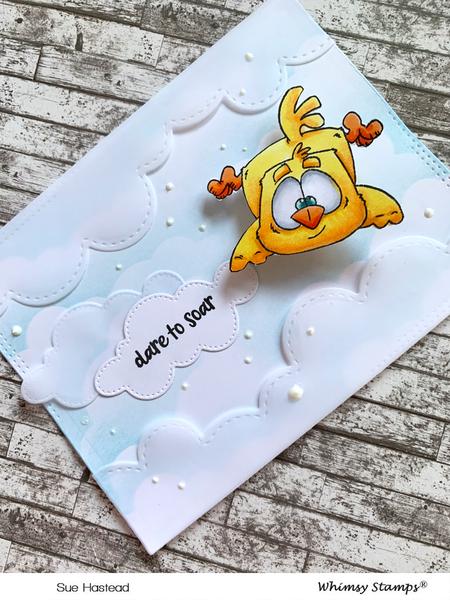 Bild 1 von Whimsy Stamps Clear Stamps  - Early Birds - Der frühe Vogel