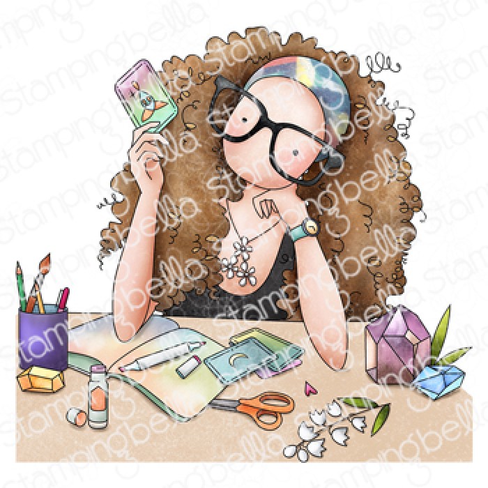 Bild 1 von Gummistempel Stamping Bella Cling Stamp UPTOWN GIRL EMILY DA BELLA RUBBER STAMP (CHARITY FUNDRAISER)