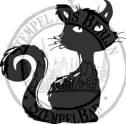 Bild 1 von StempelBar Stempelgummi Schwarze Katze