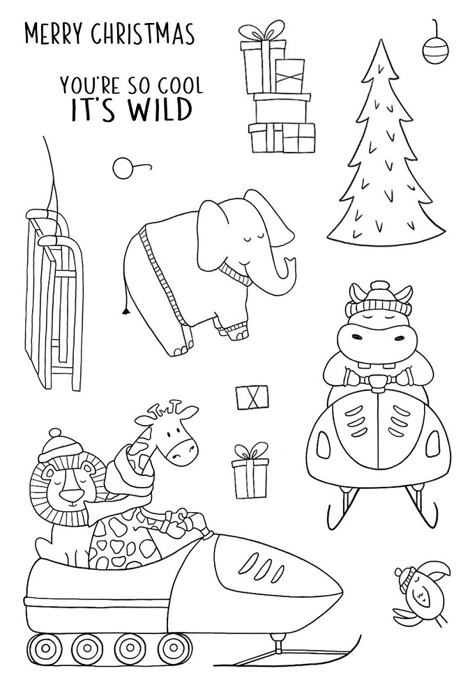 Bild 1 von Jane's Doodles Clear Stamps - Wild Winter