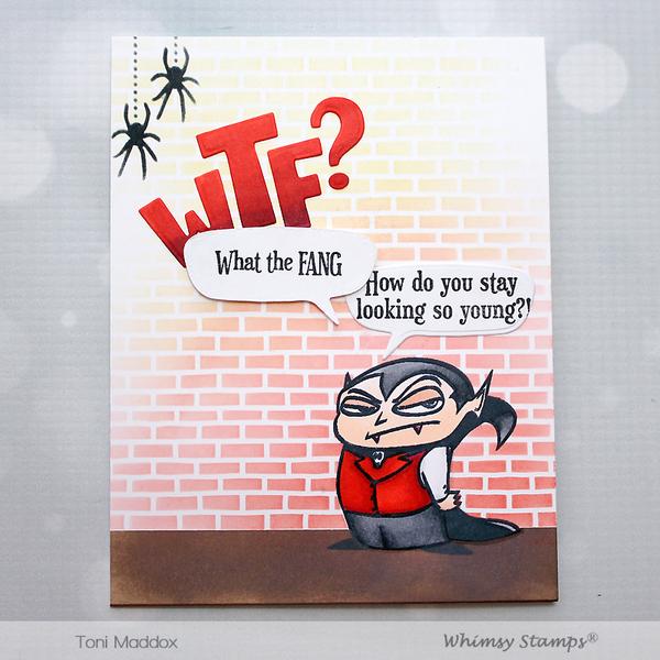 Bild 1 von Whimsy Stamps Die Stanze  - WTF? Word and Shadow Die Set