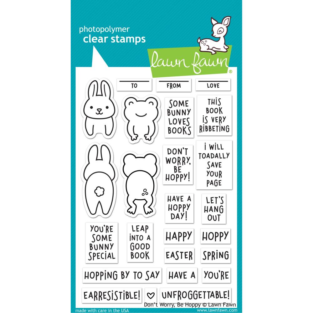 Bild 1 von Lawn Fawn Clear Stamps  - Clearstamp Don't Worry, Be Hoppy