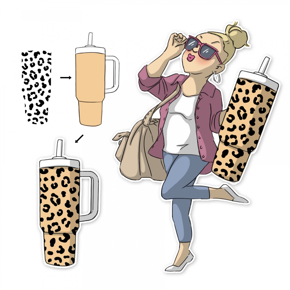 Bild 1 von Art Impressions Clear Stamps Stay Hydrated se - Stempelset  inkl. Stanzen