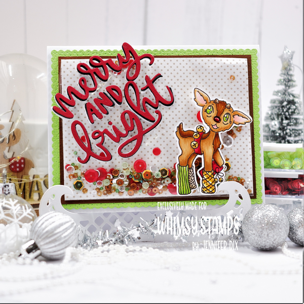 Bild 1 von Whimsy Stamps Clear Stamps - Reindeer Games - Jingle All the Way