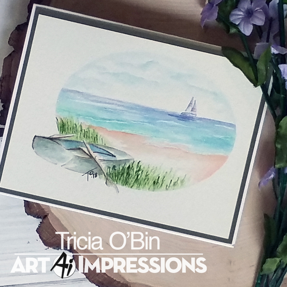 Bild 1 von Art Impressions Stempelgummi  Watercolor Boat Set