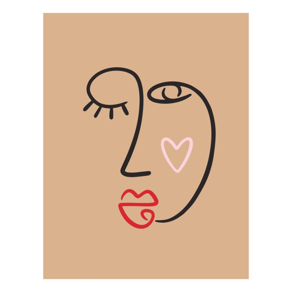 Bild 1 von Spellbinders Line of Being Etched Dies by Jaycee Gaspar - Stanz-Set Gesicht