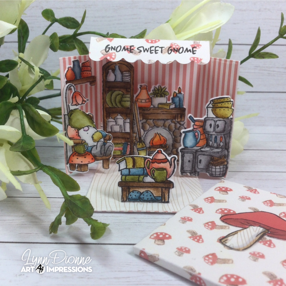 Bild 1 von Art Impressions Clear Stamps with dies Gnome Home  MB - Stempelset inkl. Stanzen