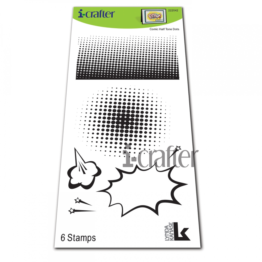 Bild 1 von  i-crafter clear stamp - Comic Halftone Dots