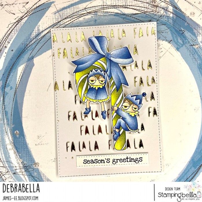Bild 1 von Gummistempel Stamping Bella Cling Stamp ODDBALL CANDY CANE ELVES RUBBER STAMP