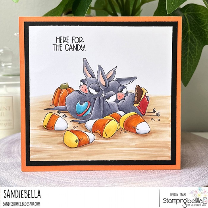 Bild 1 von Gummistempel Stamping Bella Cling Stamp ODDBALL BATS ABOUT CANDY RUBBER STAMP