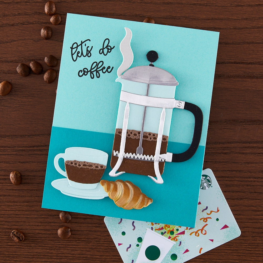 Bild 1 von Hero Arts Coffee and Croissant Die Set - Stanzen Set Kaffee