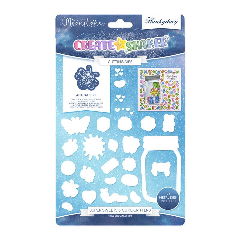 Bild 1 von Hunkydory - Moonstone  Cutting Dies - Create-A-Shaker - Super Sweets & Cute Critters