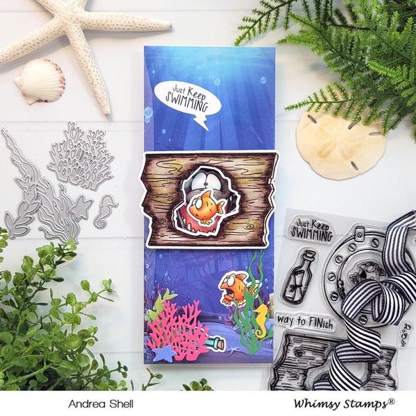 Bild 1 von Whimsy Stamps Clear Stamps - Lookin' Shark Elements -Hai Zubehör