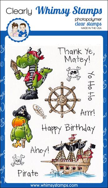 Bild 1 von Whimsy Stamps Clear Stamps  - Arrgg! Pirates - Pirat