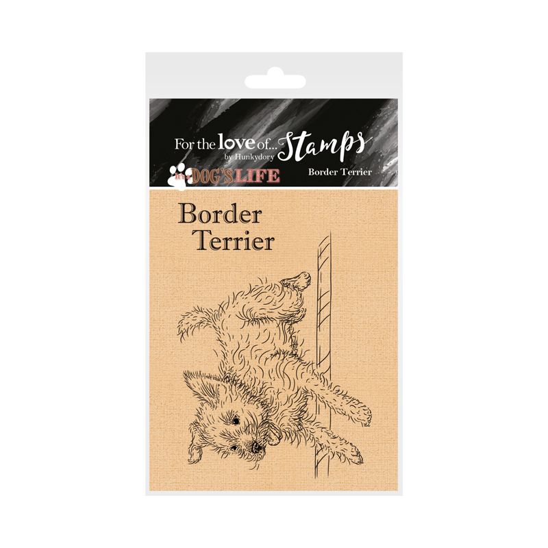 Bild 1 von For the love of...Stamps by Hunkydory - It's a Dog's Life Clear Stamp - Border Terrier