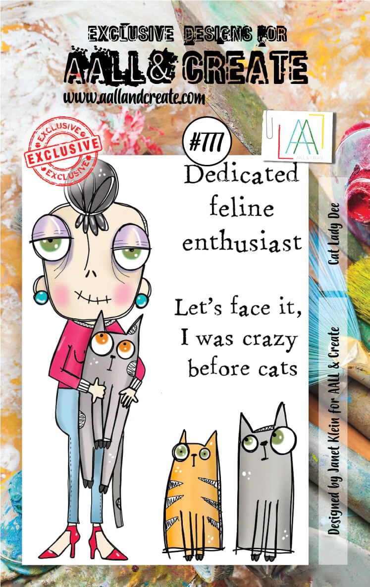 Bild 1 von AALL & Create Clear Stamps - Cat Lady Dee