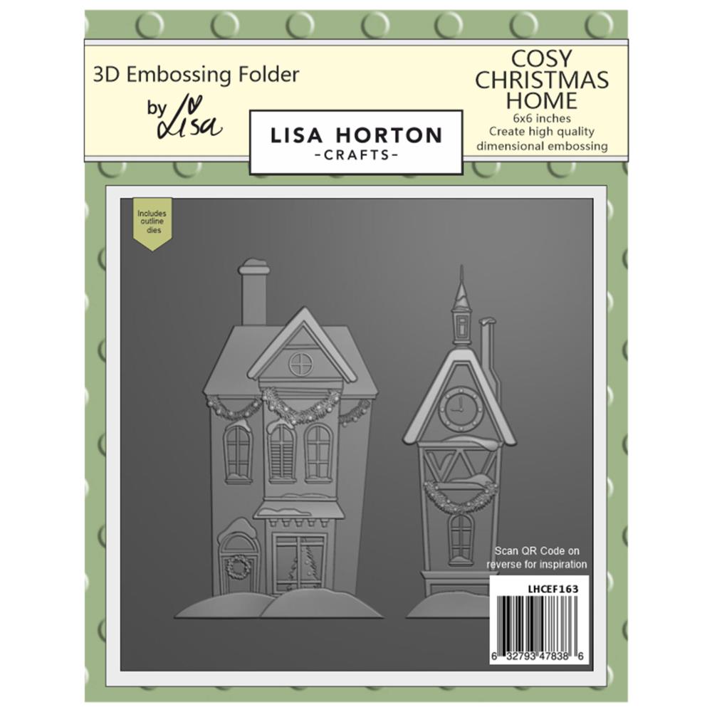 Bild 1 von LISA HORTON - 3D Prägefolder und Stanze - Cozy Christmas Home