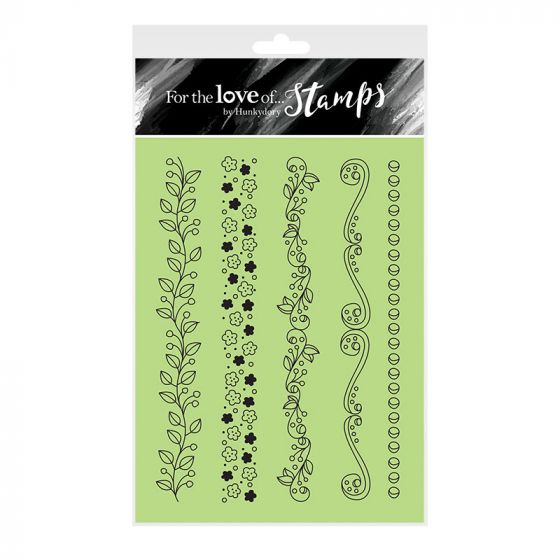 Bild 1 von For the love of...Stamps by Hunkydory - Clearstamps Floral Flourishes