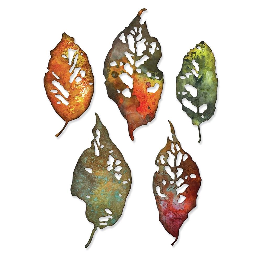 Bild 1 von Sizzix Thinlits Die by Tim Holtz - Stanzschablone - Leaf Fragments - Herbst Blätter