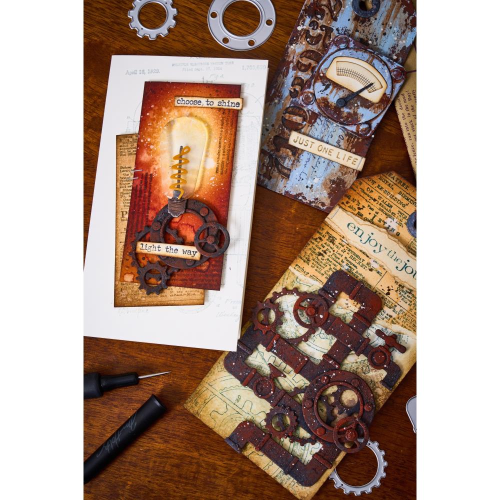 Bild 1 von Sizzix Thinlits Die by Tim Holtz - Stanzschablone - Vault Industrial