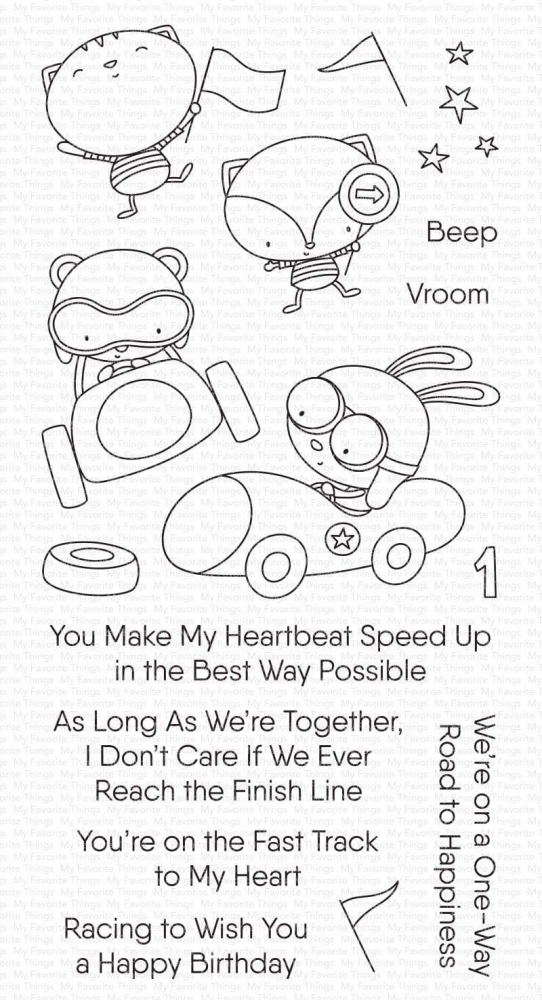 Bild 1 von My Favorite Things - Clear Stamps Fast-Track Friends
