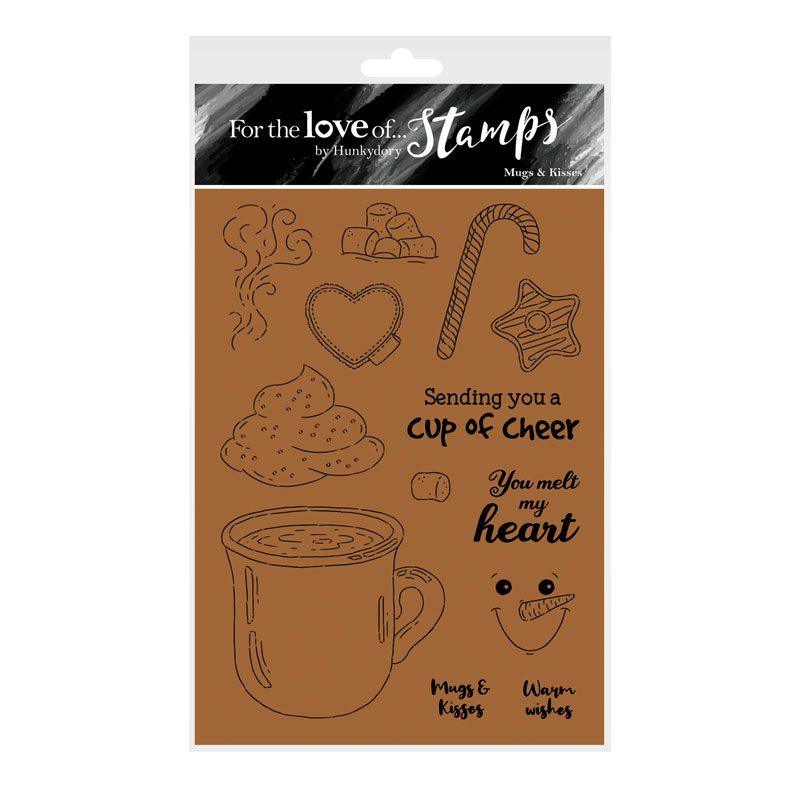 Bild 1 von For the love of...Stamps by Hunkydory - Clear Stamps Mugs & Kisses - Tasse