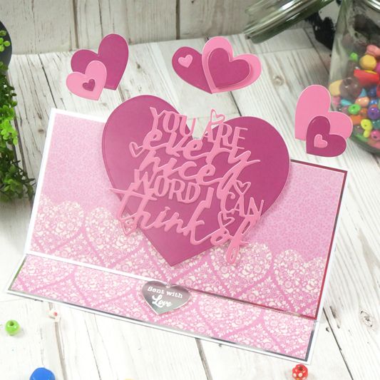 Bild 1 von Hunkydory - Moonstone Nesting Dies - Hearts - Stanze Herzen