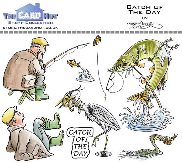 Bild 1 von The Card Hut Clear Stamps - Catch of the day - Stamp Set