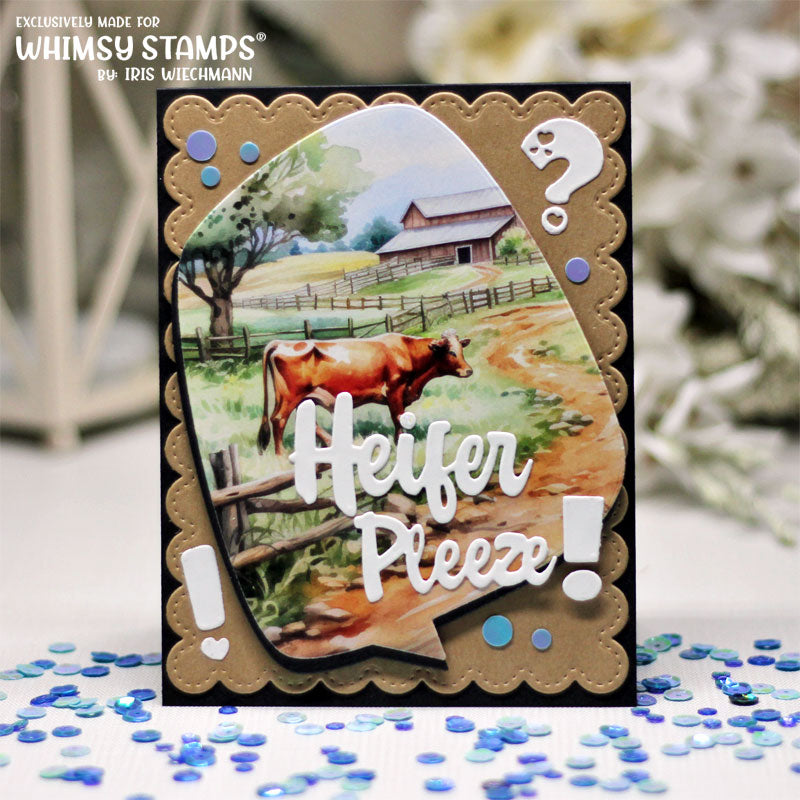Bild 1 von Whimsy Stamps Die Stanze  -  Comic Speech Bubbles 2 Die Set