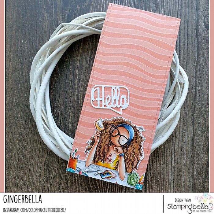 Bild 1 von Gummistempel Stamping Bella Cling Stamp UPTOWN GIRL EMILY DA BELLA RUBBER STAMP (CHARITY FUNDRAISER)