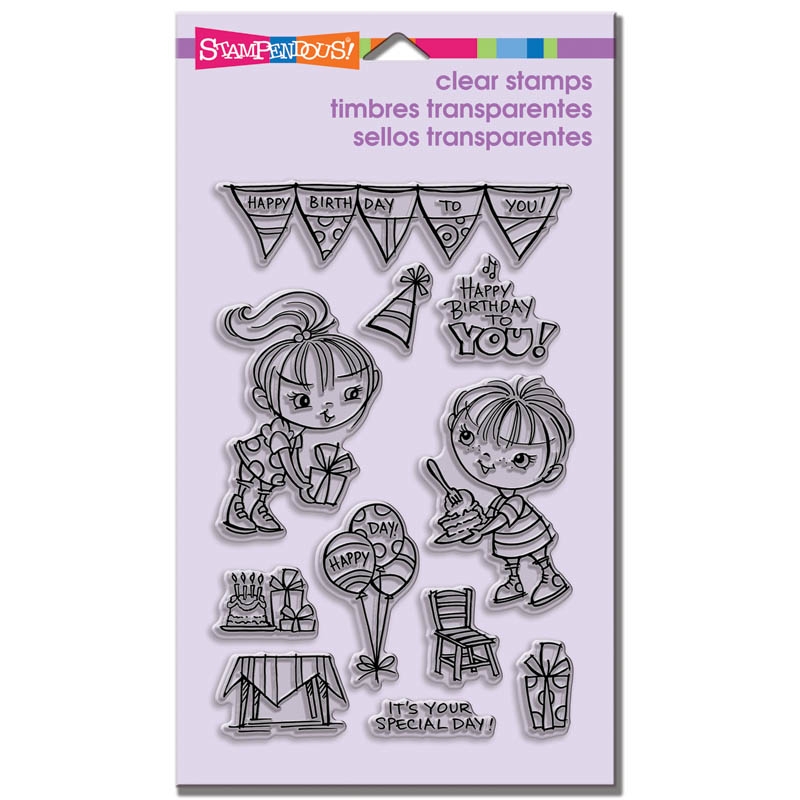 Stampendous Cling Stamp -Heavenly Kiddo 