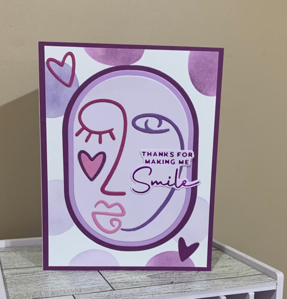 Bild 1 von Spellbinders Line of Being Etched Dies by Jaycee Gaspar - Stanz-Set Gesicht