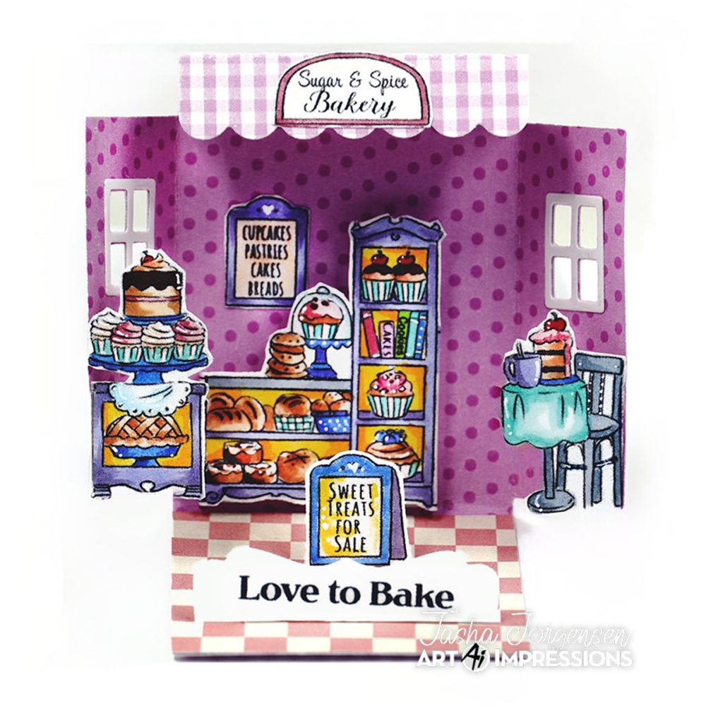 Bild 1 von Art Impressions Clear Stamps with dies Bakery MB - Stempelset inkl. Stanzen