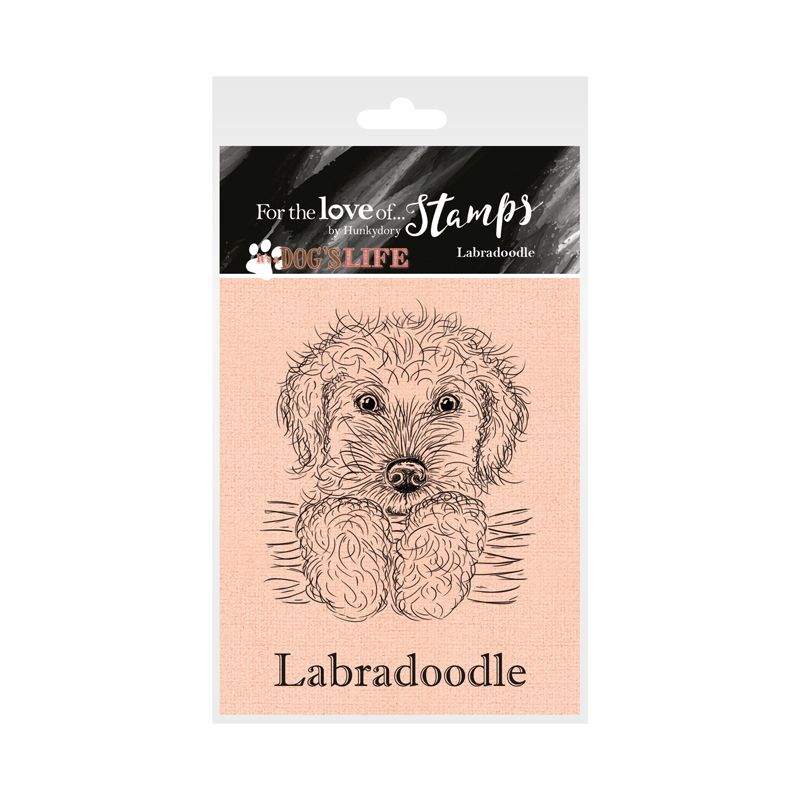 Bild 1 von For the love of...Stamps by Hunkydory - It's a Dog's Life Clear Stamp - Labradoodle