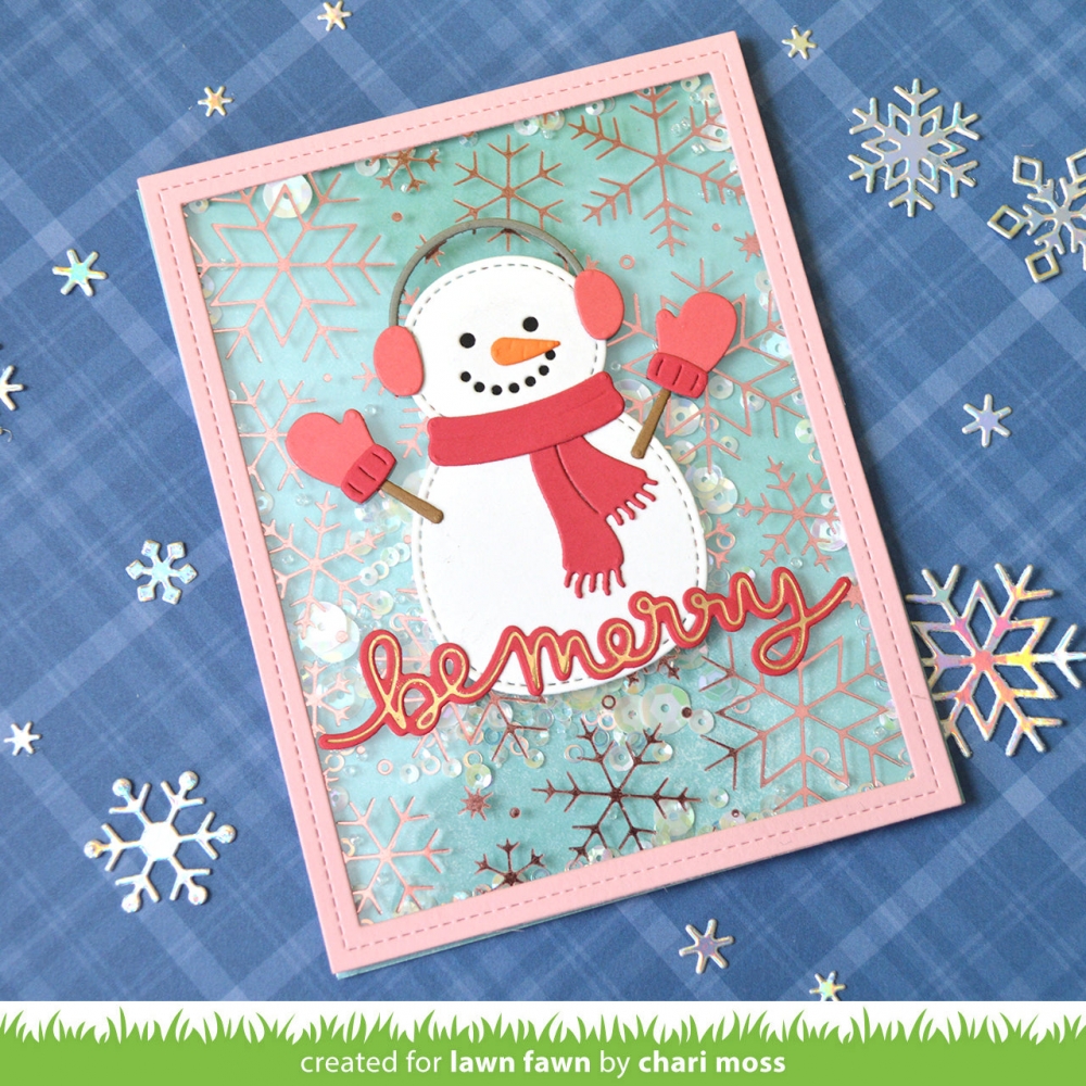 Bild 1 von Lawn Fawn Hot Foil Plates - Winter Big Scripty Words