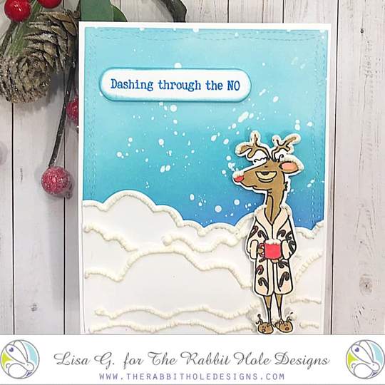Bild 1 von The Rabbit Hole Designs Clear Stamps  - Caffeinated - Reindeer - Rentier