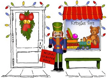 Bild 1 von Art Impressions Stempelgummi Door Ways Christmas Toy Shoppe