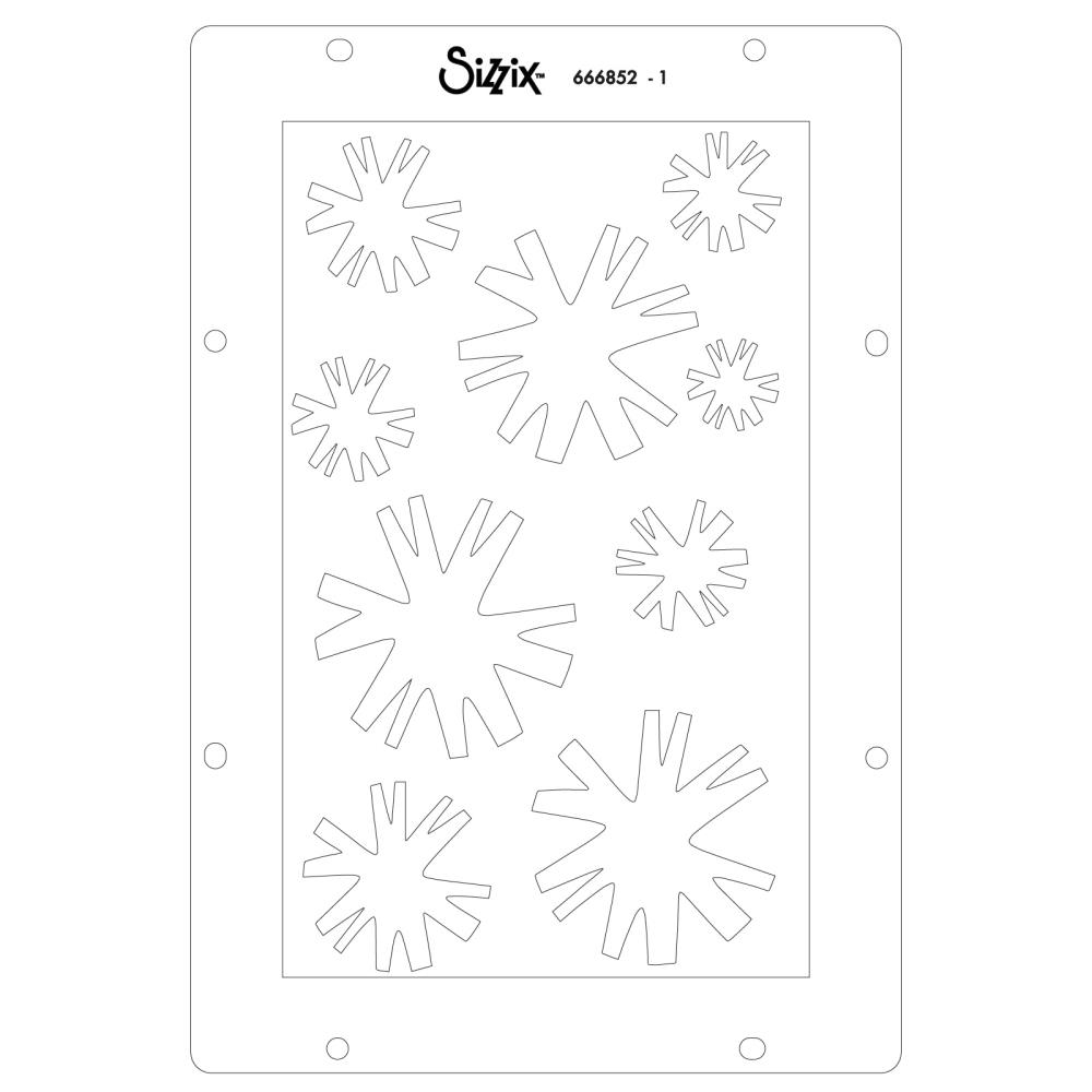 Bild 1 von Sizzix Studio Clear Stamps Set - Stencil/Stempel - Strength in Numbers by Cat Kerr