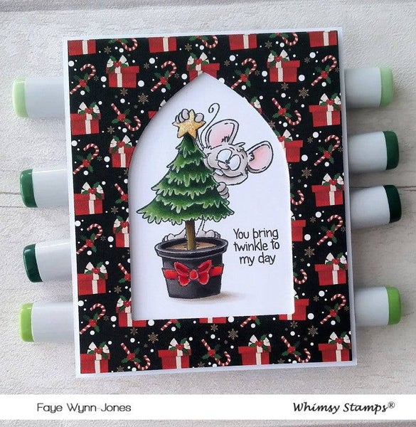 Bild 1 von Whimsy Stamps Clear Stamps  - Deck the Halls Mice - Weihnachten Maus