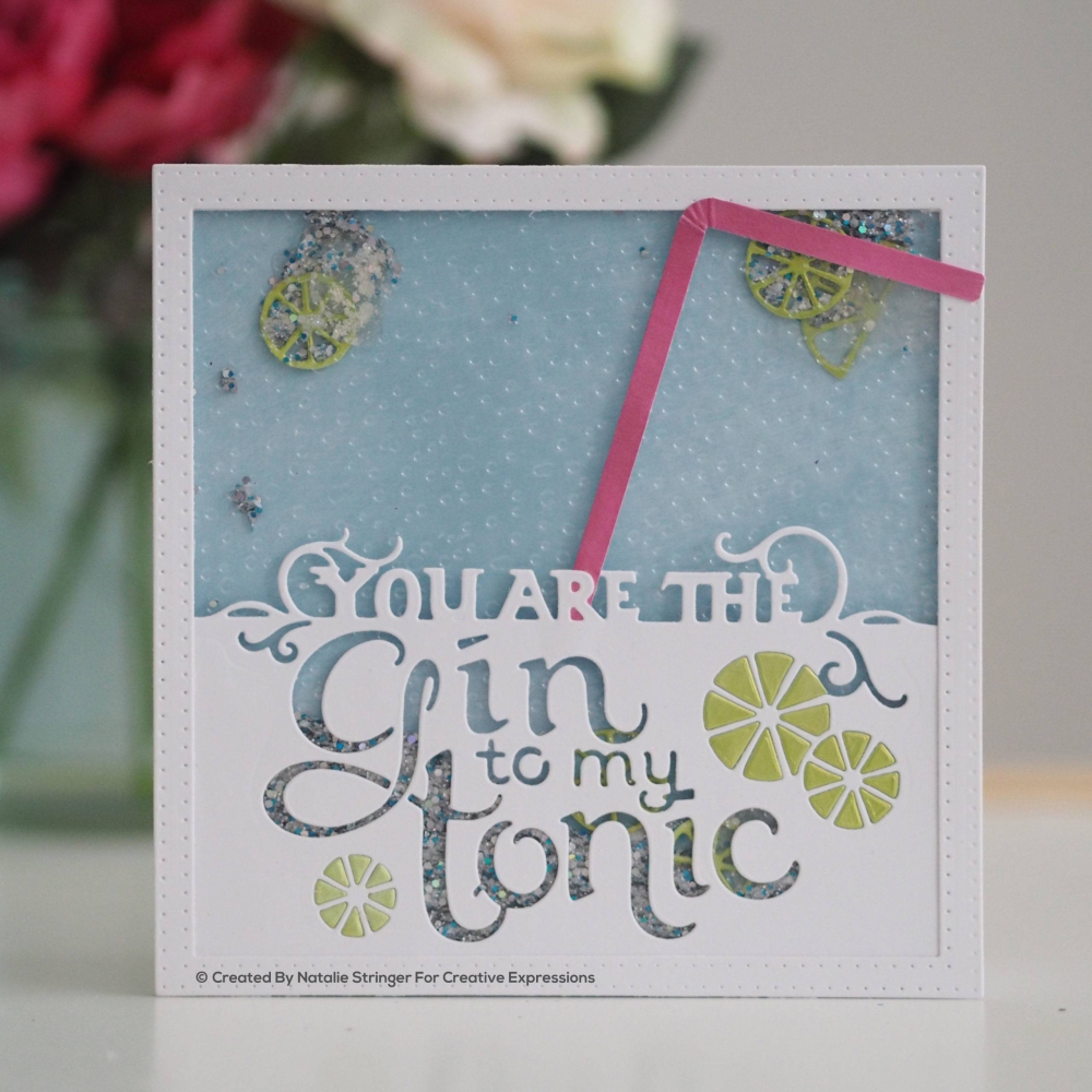 Bild 1 von Creative Expressions Paper Cuts Edger  Stanze - Gin To My Tonic