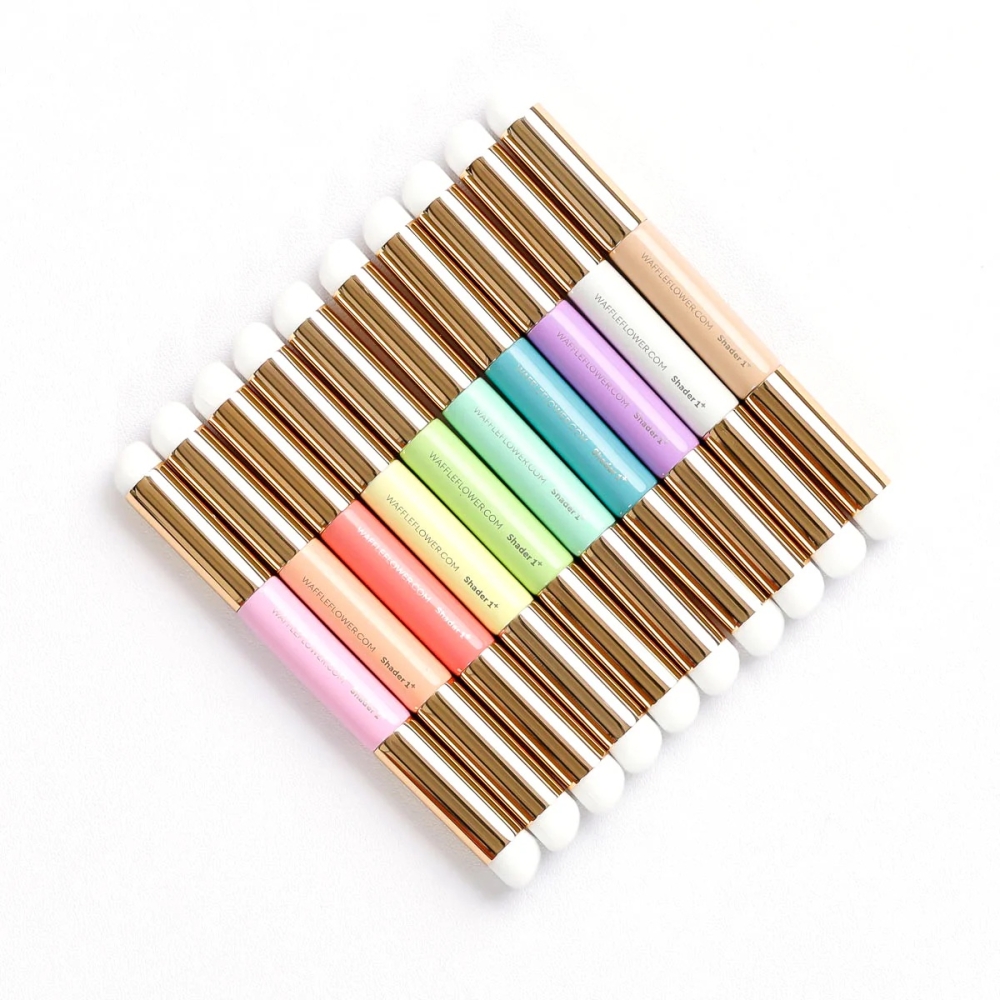 Bild 1 von Waffle Flower  Shader 1+ Double Ended - Pinselset (10 Stück)