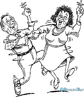 Bild 1 von StempelBar Stempelgummi Tanzendes Paar