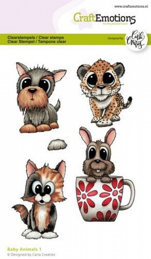 Bild 1 von CraftEmotions Stempel - clearstamps A6 - Baby Animals 1 Carla Creaties
