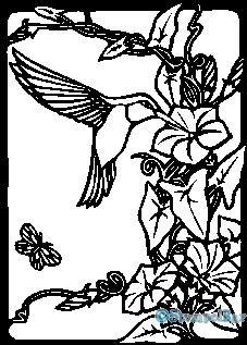 Bild 1 von StempelBar Stempelgummi ATC* Kolibri