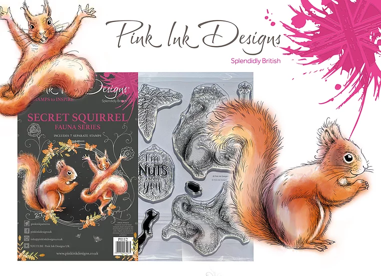 Bild 1 von Pink Ink Designs - Stempel Secret Squirrel (Eichhörnchen)
