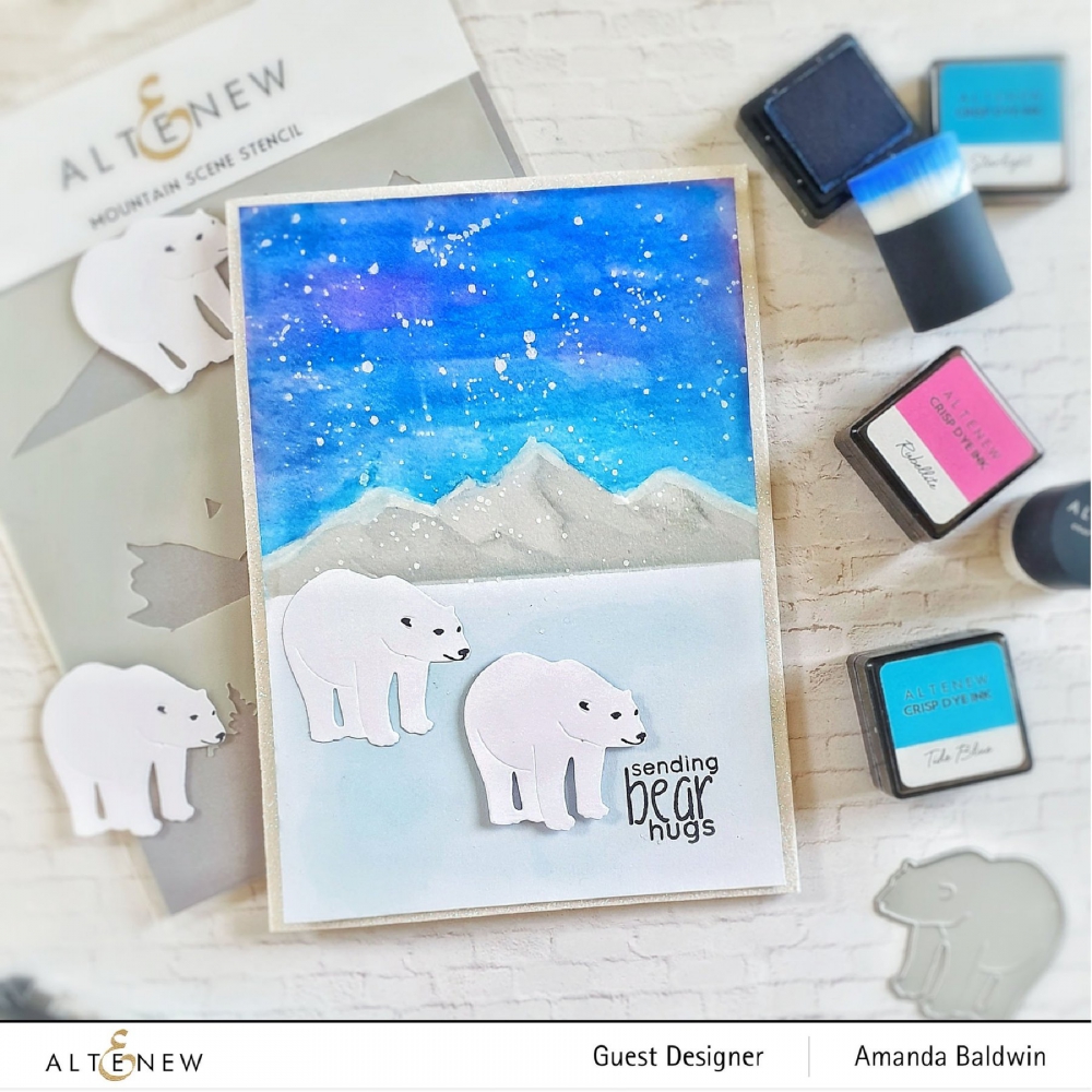 Bild 1 von Altenew Mini Delight: Polar Bear Stamp & Die Set - Bär Stempel und Stanze