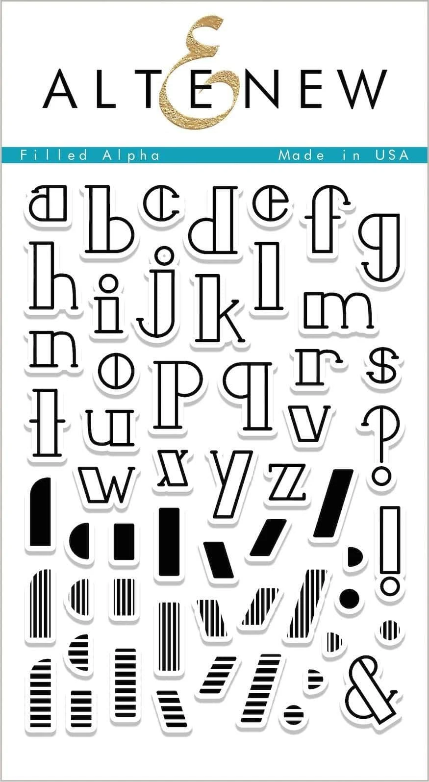 Bild 1 von Altenew Clearstamp-Set Filled Alpha - Alphabet