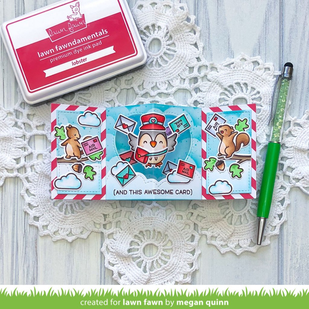 Bild 1 von Lawn Fawn Cuts  - Stanzschablone Center Picture Window Card Heart add-on
