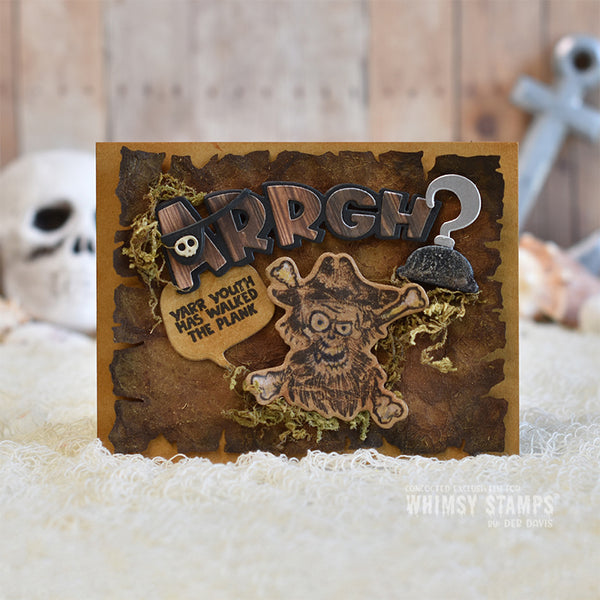 Bild 1 von Whimsy Stamps Die Stanze  -  Arrgh Word and Shadow Die Set