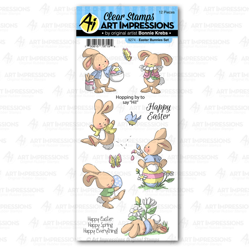 Bild 1 von Art Impressions Stamp Set - Easter Bunnies Set